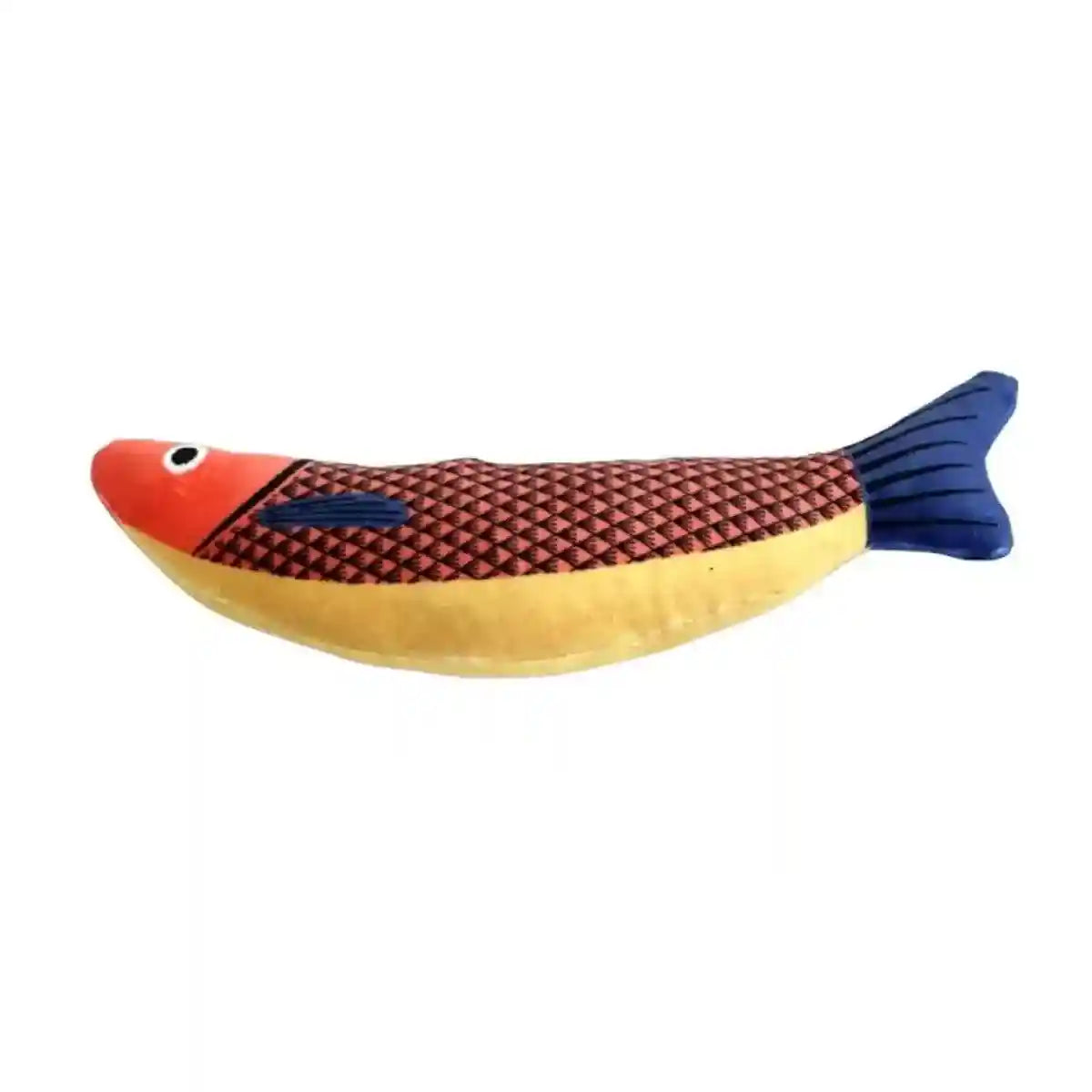Linen Fish Plush with Natural Catnip Toy for Interactive Play
