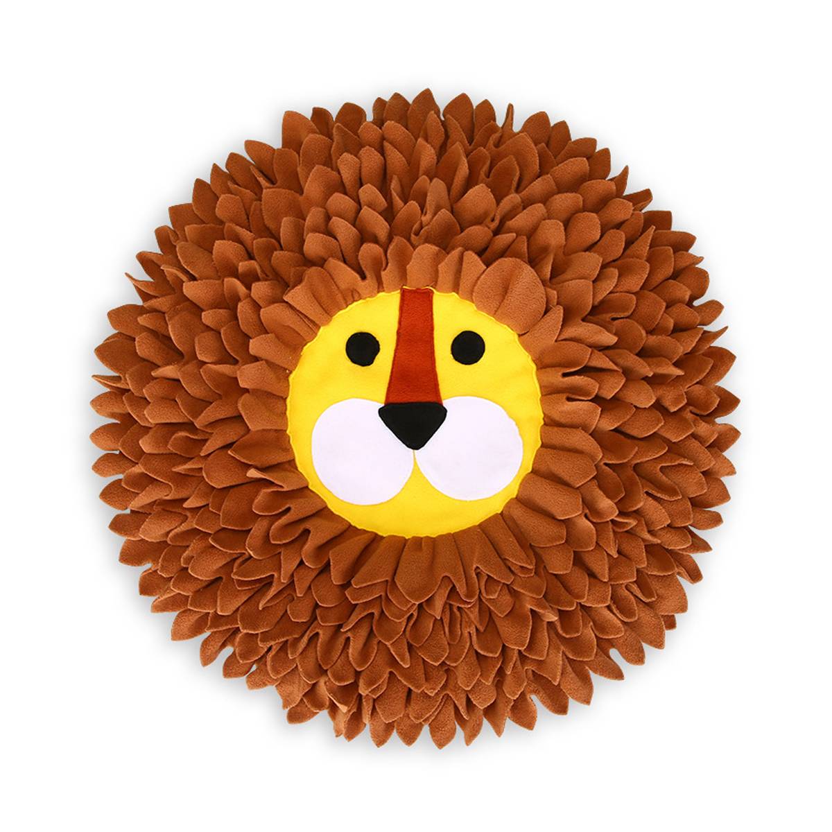 Lion Snuffle Mat for Dogs | Interactive Nosework Feeding Puzzle Toy