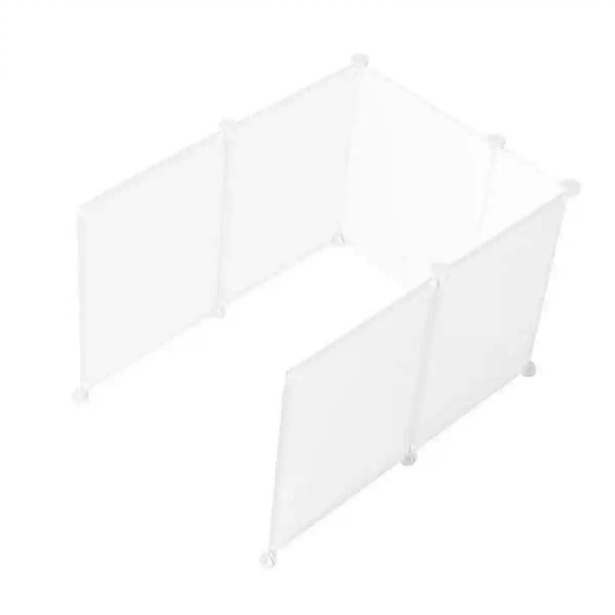 Splash Proof Cat Litter Box Enclosure Transparent & Easy-to-Clean Panels