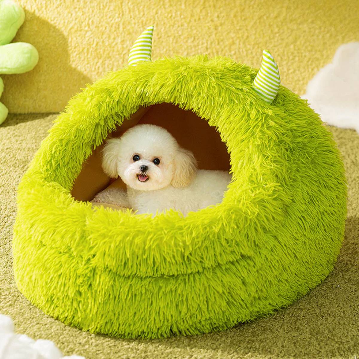 Cozy Monster Pet Bed House
