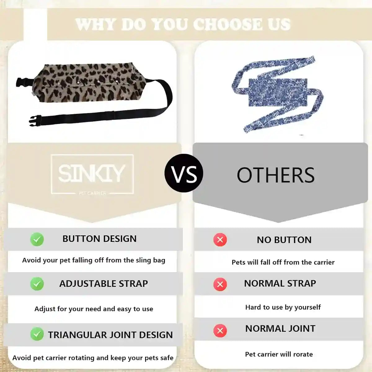 Stylish Reptile Carrier Bag with Leopard Print Travel Sling for Lizards