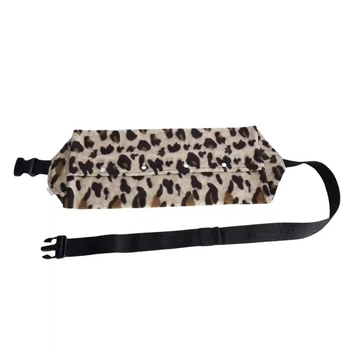 Stylish Reptile Carrier Bag with Leopard Print Travel Sling for Lizards