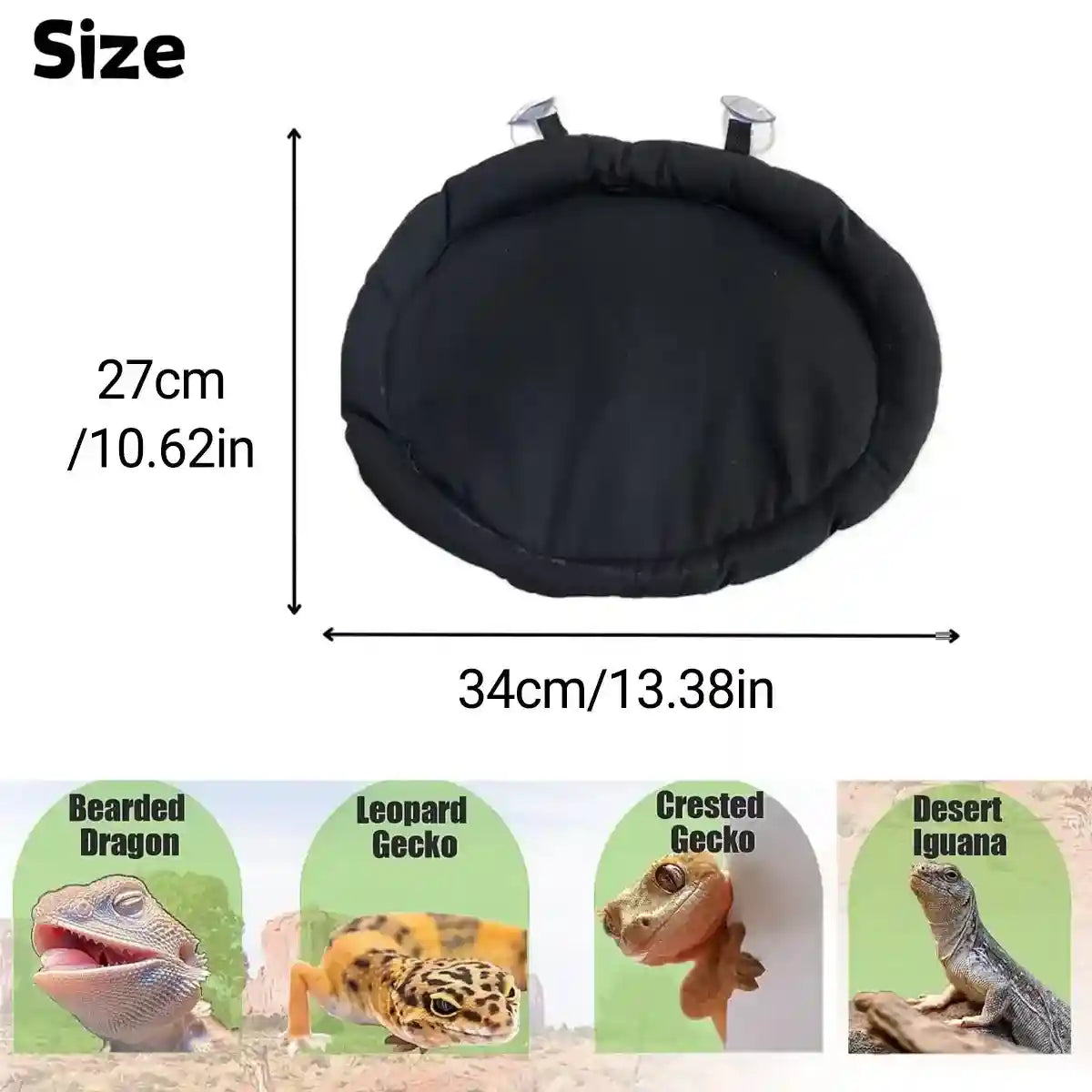 Comfortable Travel Reptile Mat for Car Windows Secure & Soft Design