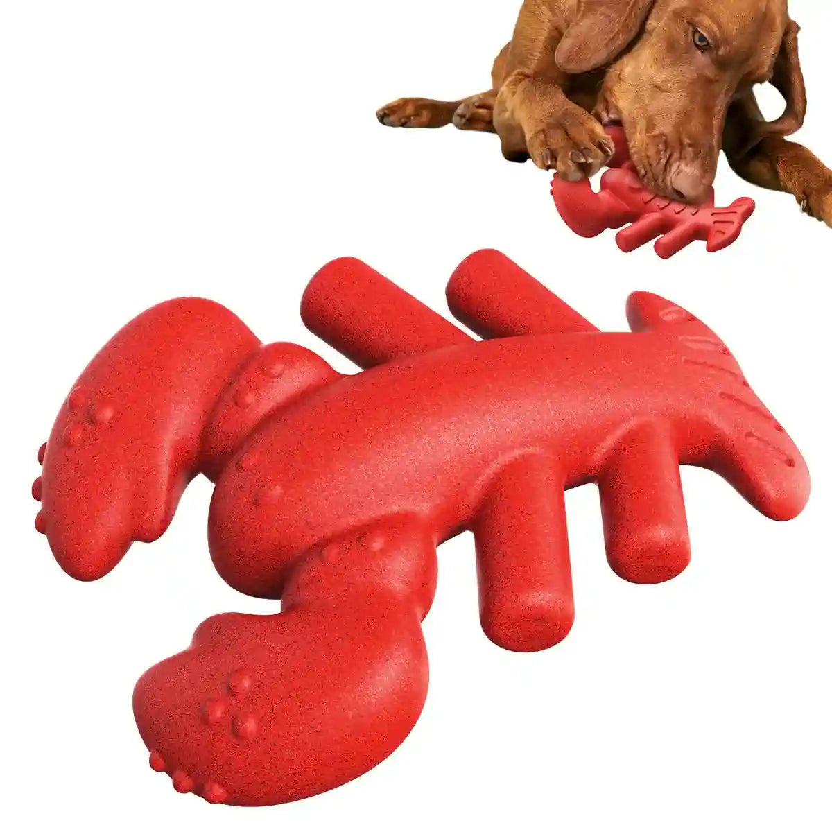 Tough Lobster Dog Chew Toy Durable Dental Toy for Large Breeds