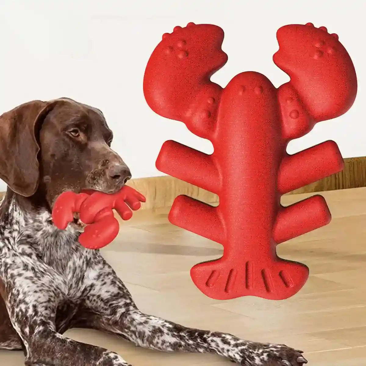 Tough Lobster Dog Chew Toy Durable Dental Toy for Large Breeds