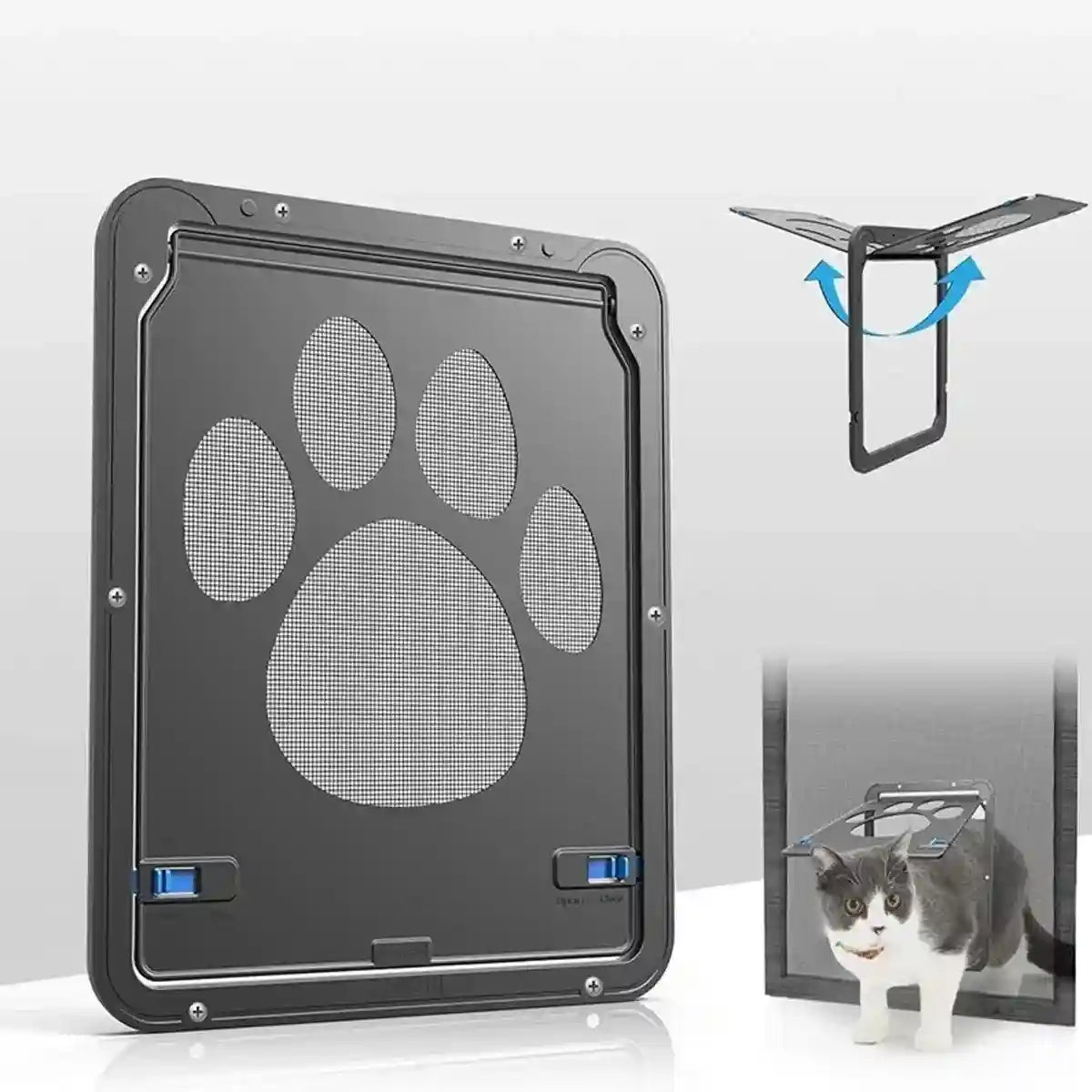 Magnetic Lock Pet Screen Door for Cats and Dogs