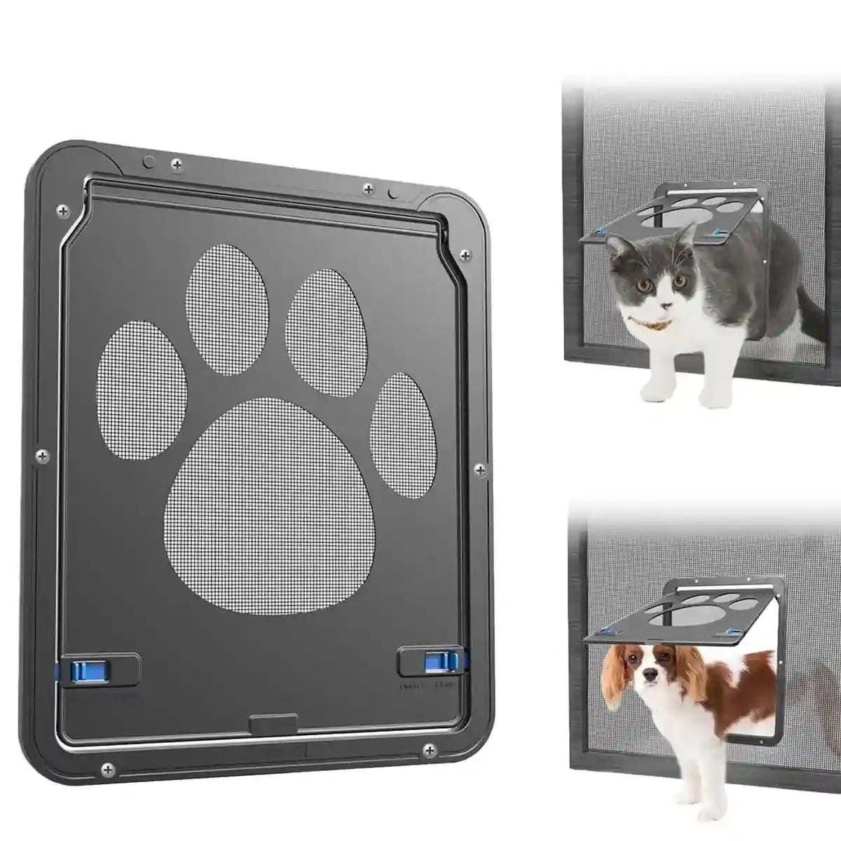 Magnetic Lock Pet Screen Door for Cats and Dogs