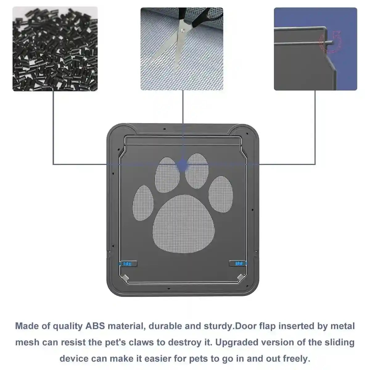 Magnetic Lock Pet Screen Door for Cats and Dogs
