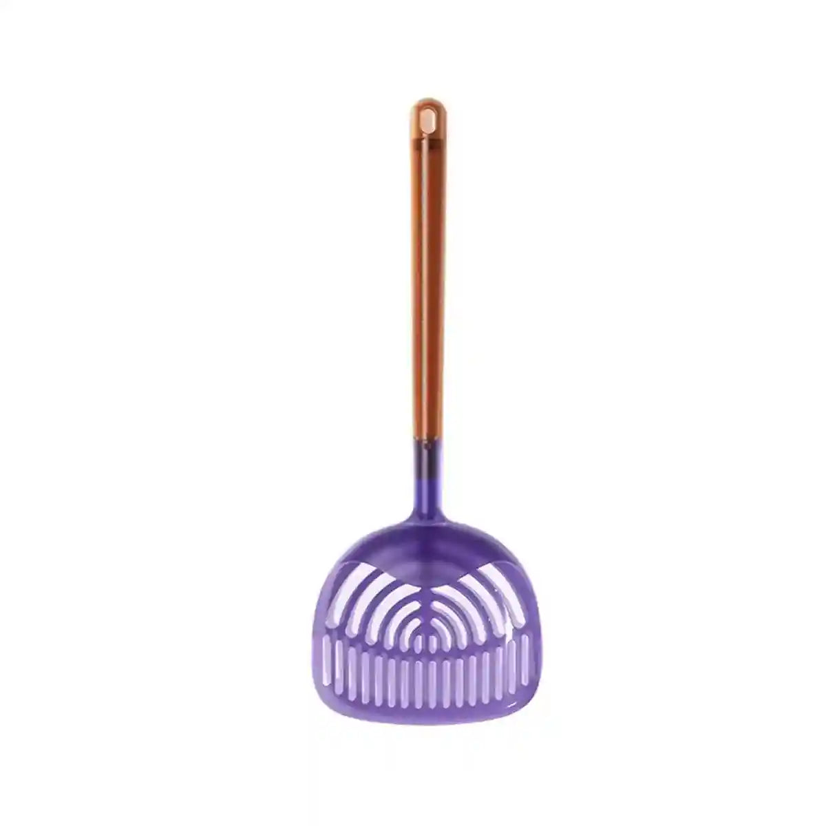 Long Handle Cat Litter Scoop with Angled Head & Filter Holes
