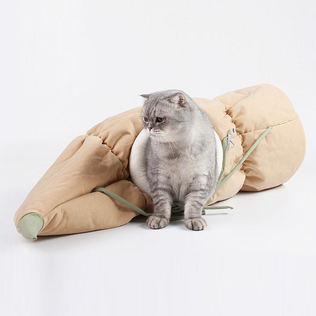 Lotus Root Shape Cat Tunnel Toy Durable Warm for Pet Indoor Play Hide Seek Use