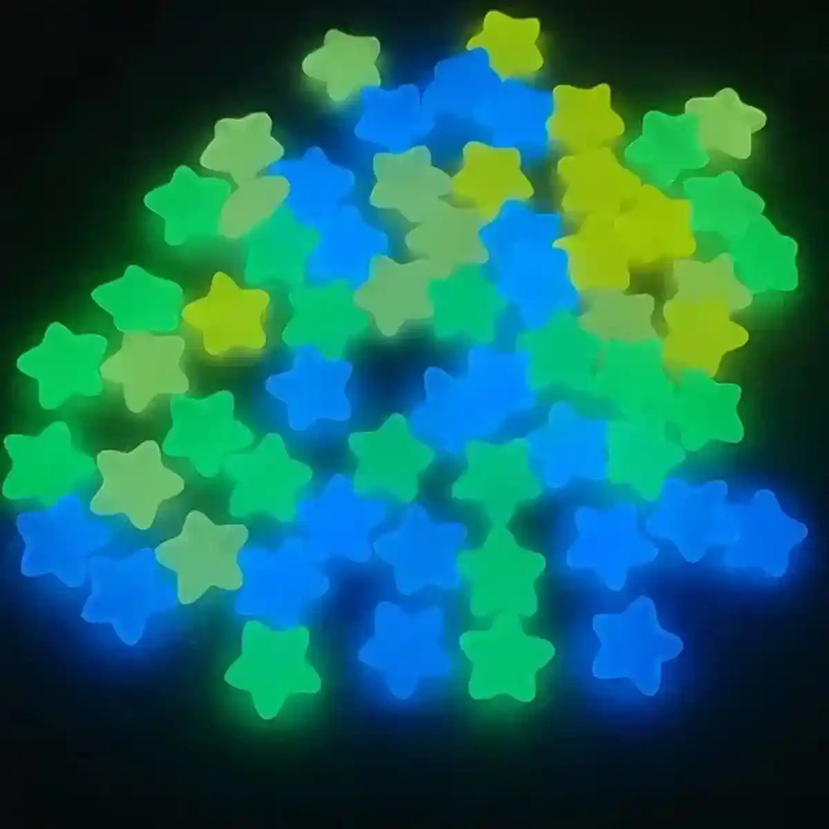 100PCS Decorative Multicolour Luminous Stones for Aquarium Glow