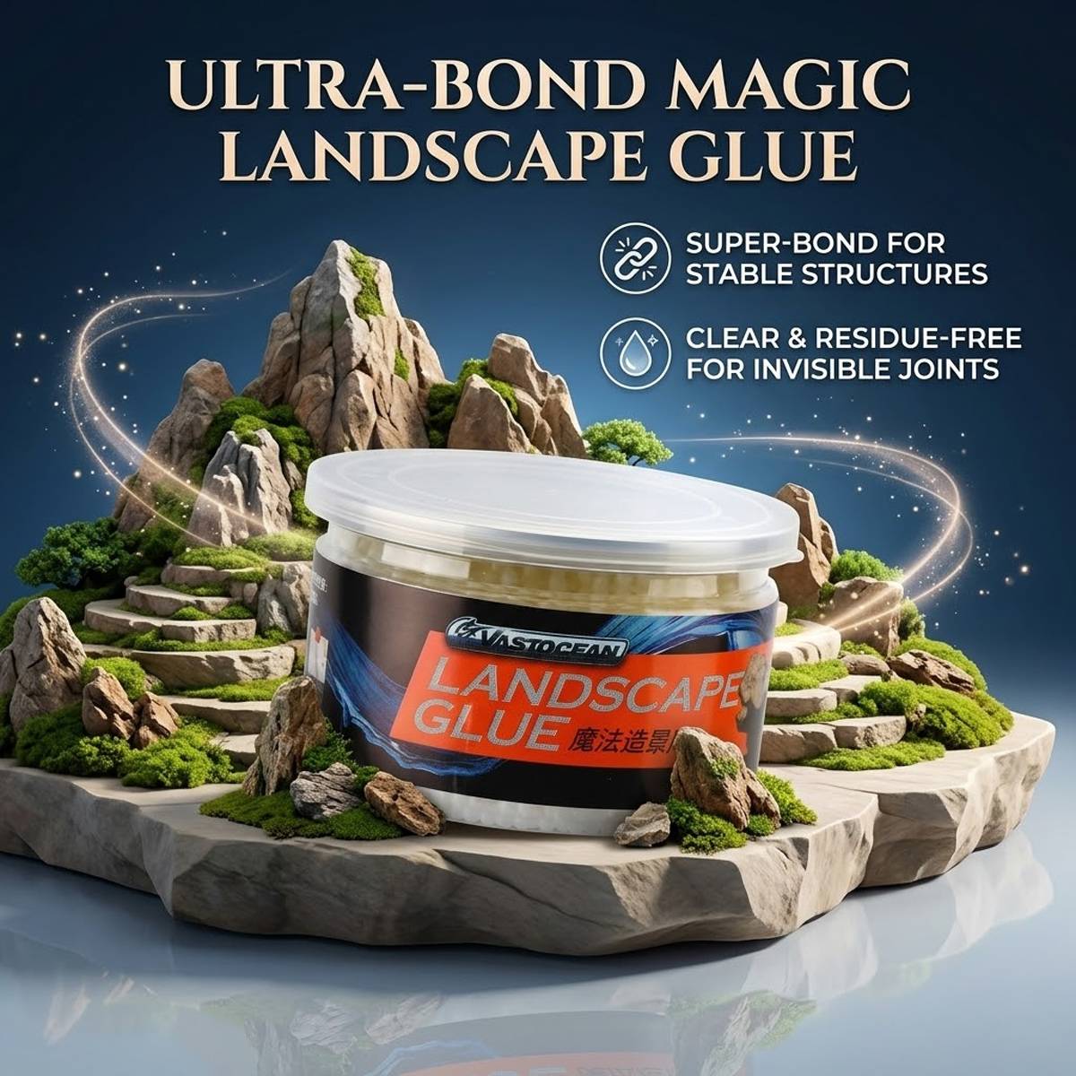 Aquarium Landscaping Glue - Aquascape Stone & Plant Bonding Adhesive