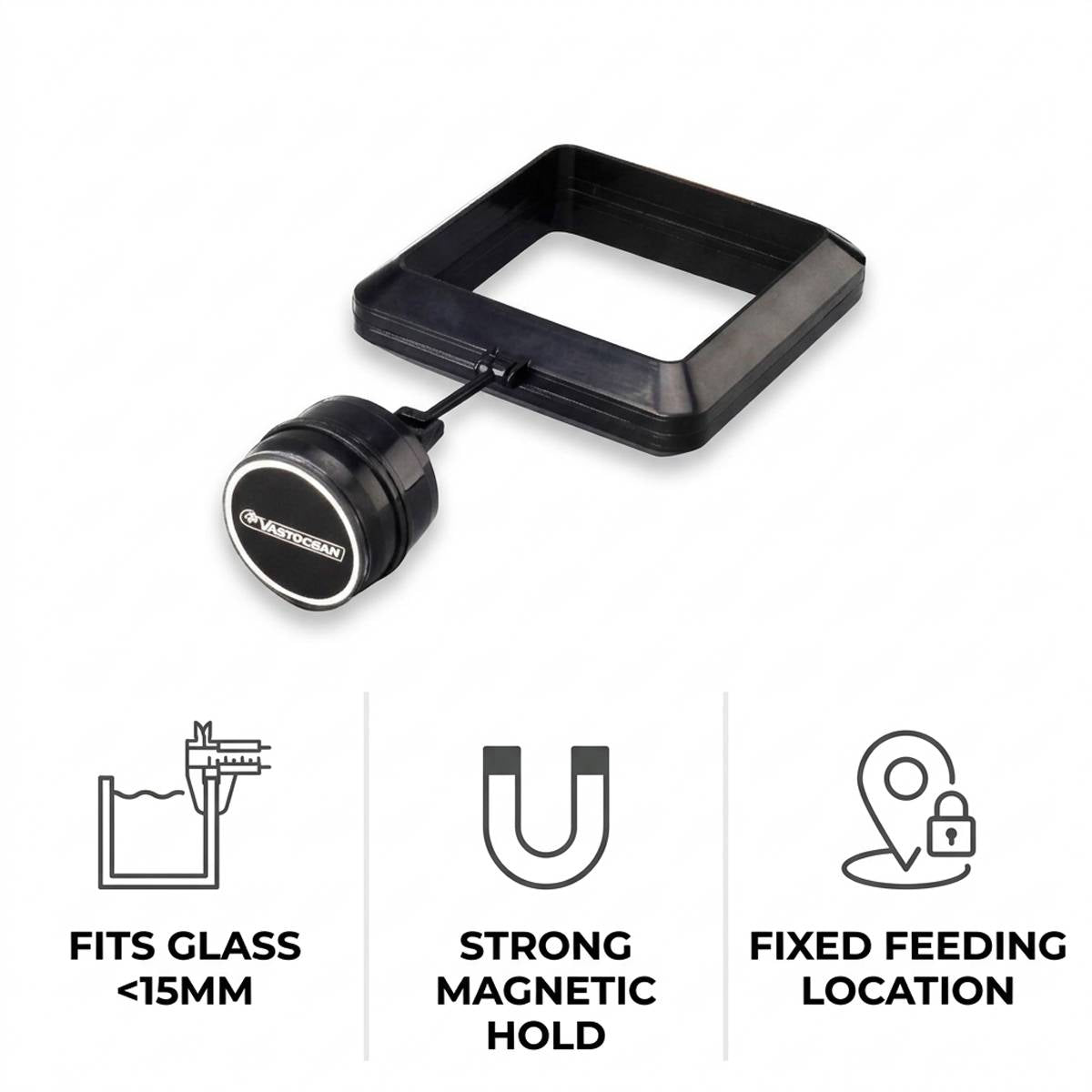 Magnetic Fish Feeding Ring - Floating Aquarium Feeder