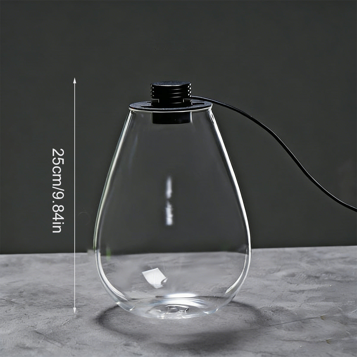 Miniature Landscape Glass Bottle With USB Light