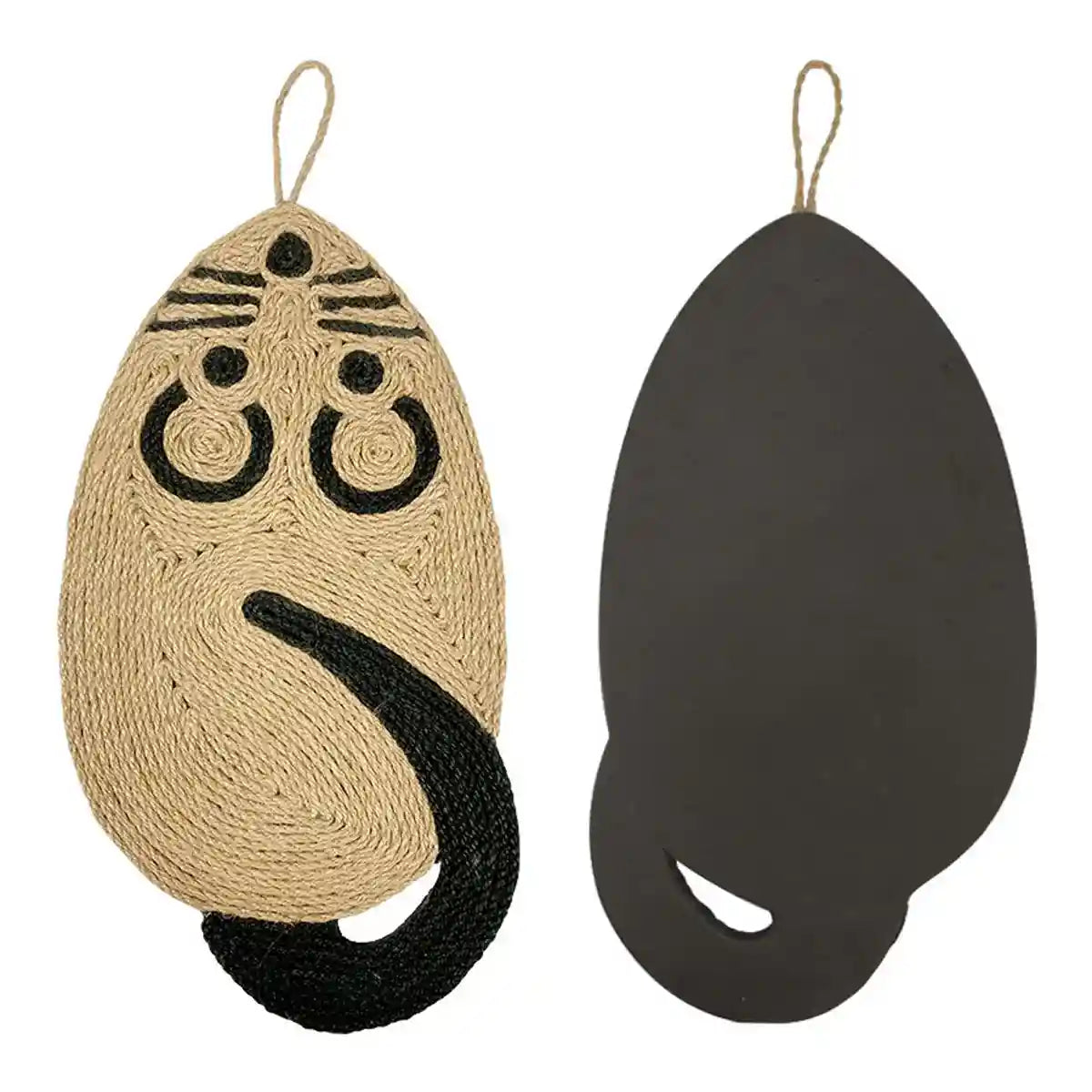 Mouse-Shaped Cat Scratching Board Sisal Claw Care Pad For Furniture Protection