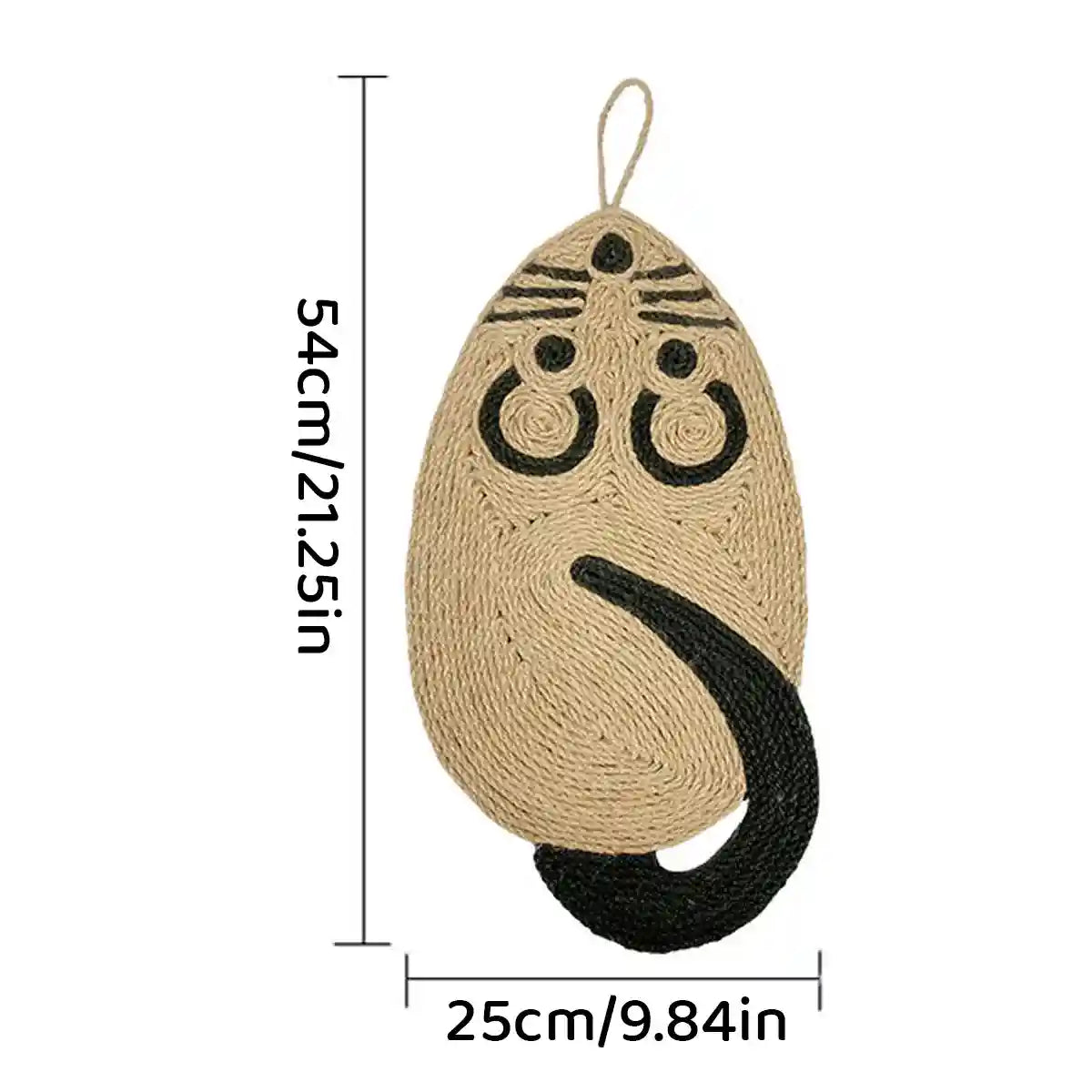 Mouse-Shaped Cat Scratching Board Sisal Claw Care Pad For Furniture Protection