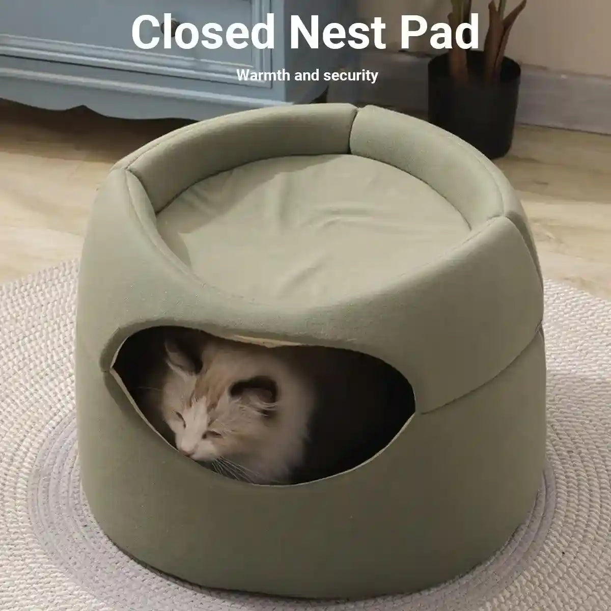 Multi-Functional Cat Igloo Bed Cozy Retreat
