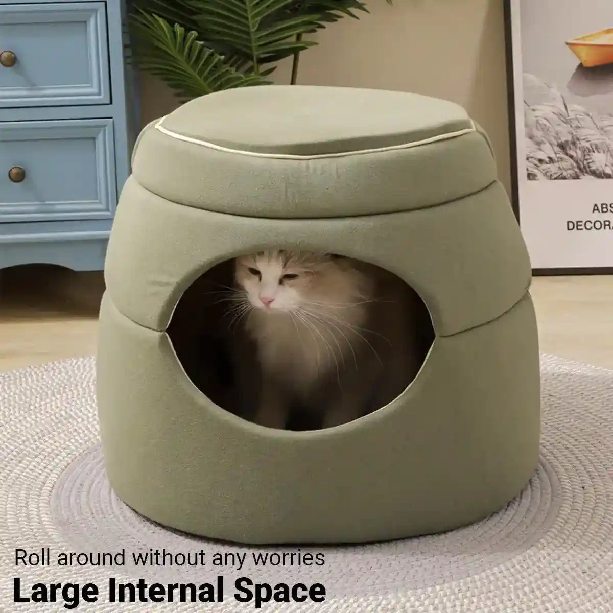 Multi-Functional Cat Igloo Bed Cozy Retreat