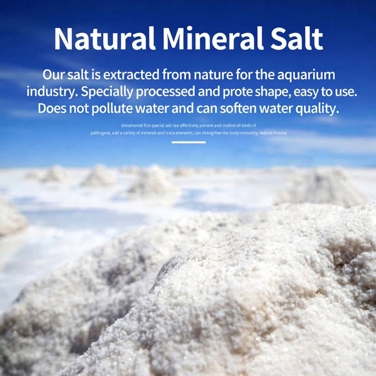 Aquarium Fish Salt 2PCS - Multivitamin Stress Relief Tonic