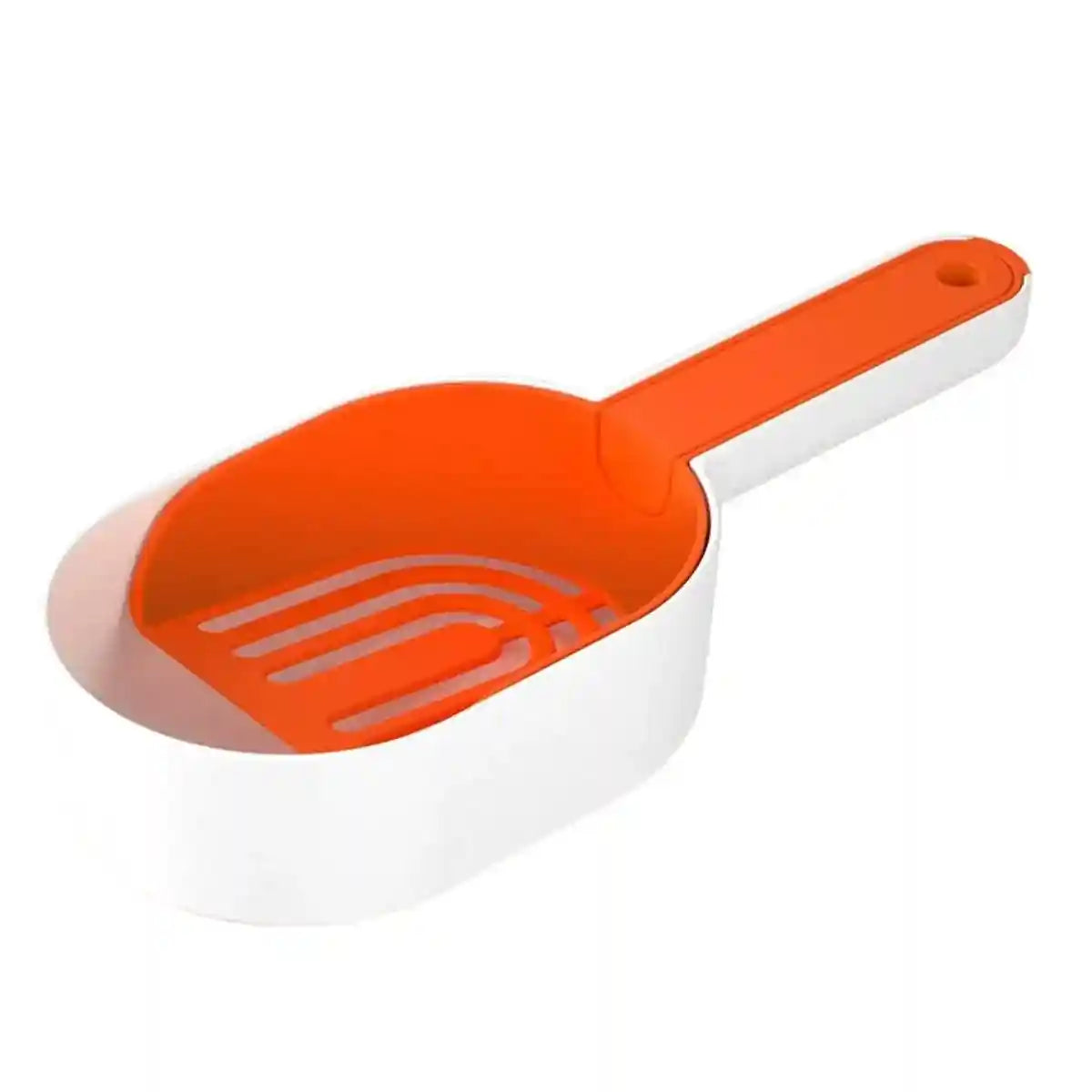 Detachable Cat Litter Scoop With Base Container For Easy Cleaning