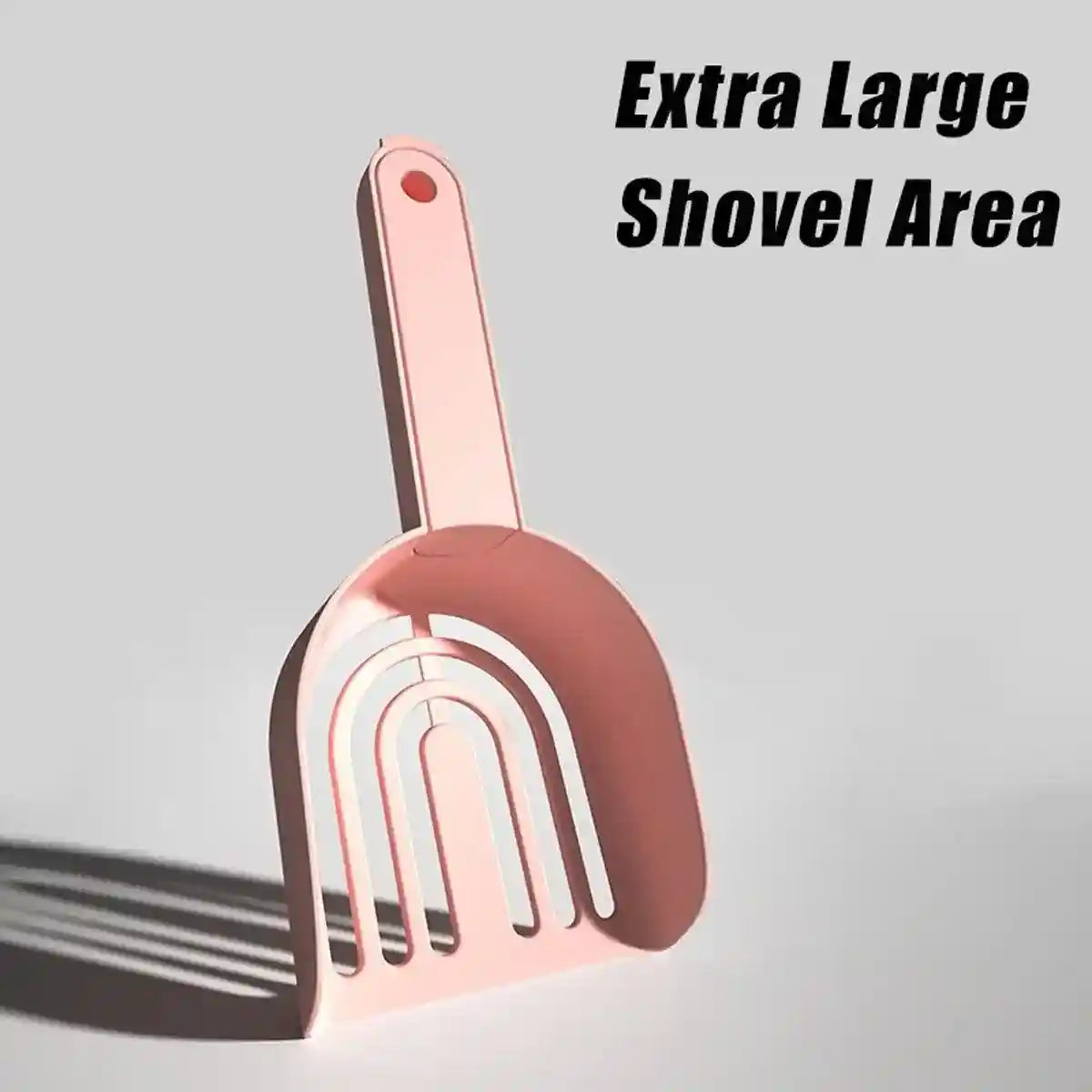 Detachable Cat Litter Scoop With Base Container For Easy Cleaning