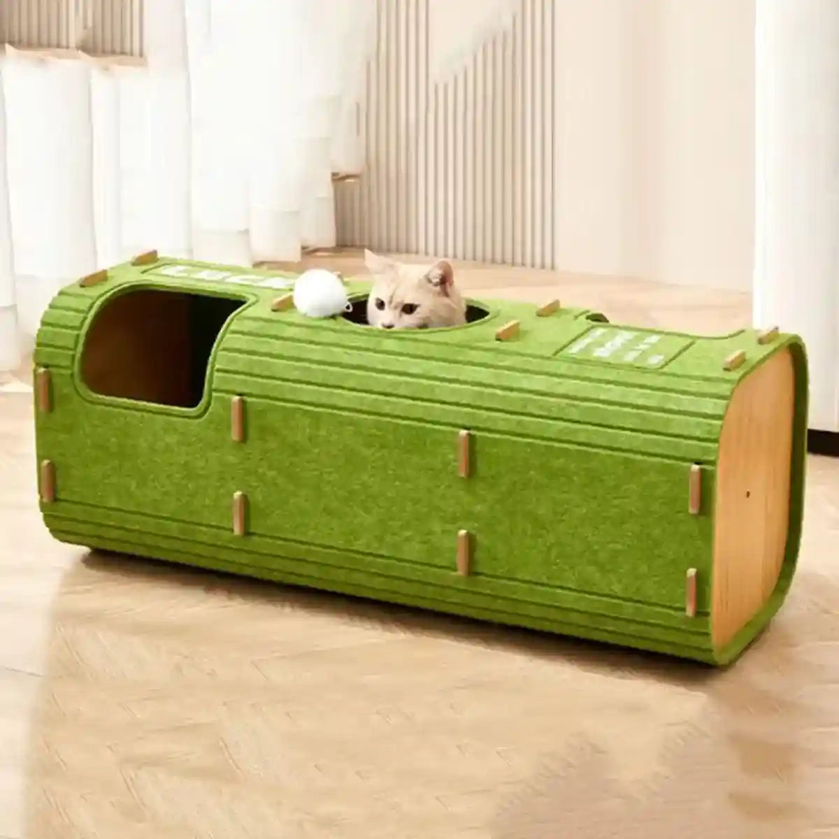 Modern Felt Multi-Layer Cat House for Play and Relaxation