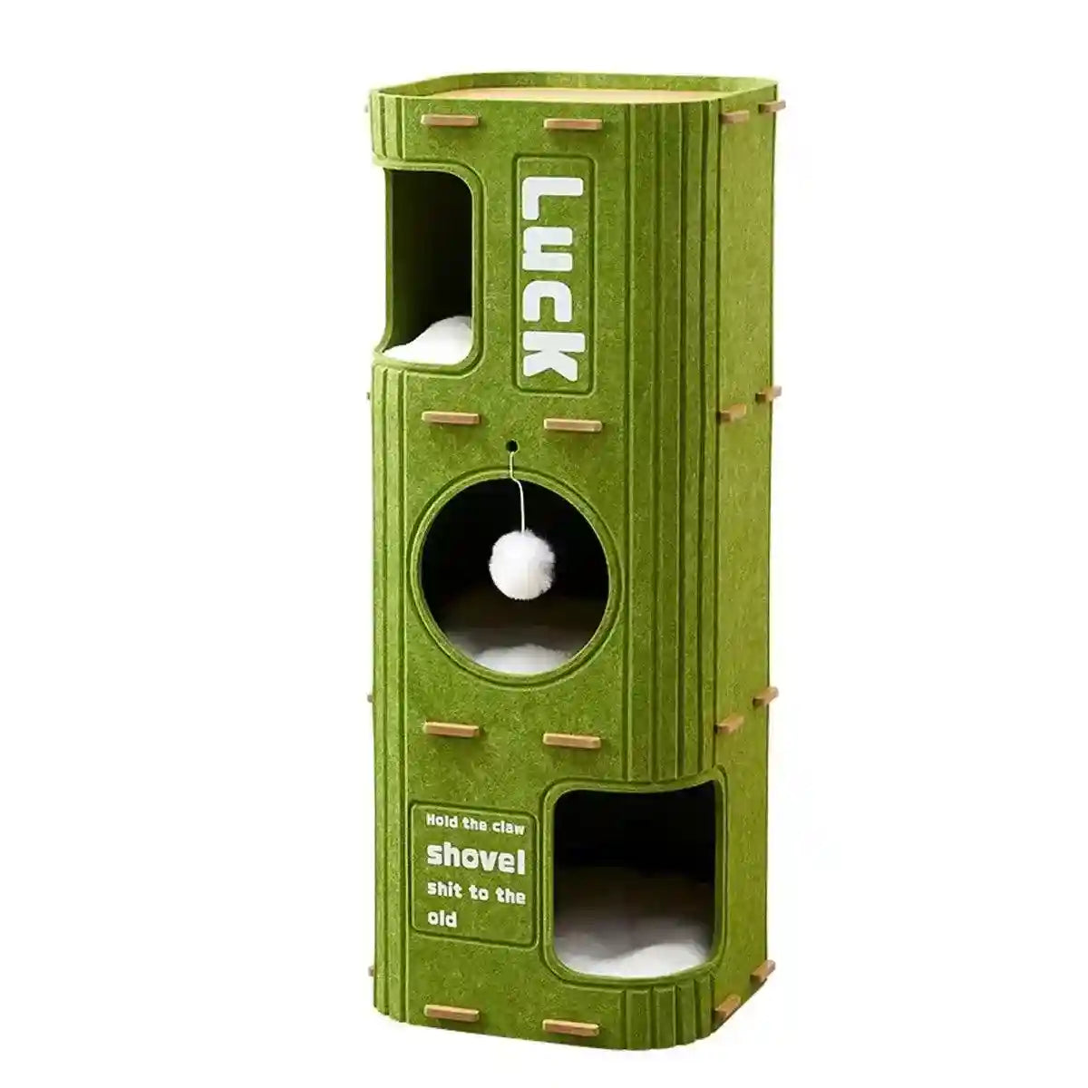 Modern Felt Multi-Layer Cat House for Play and Relaxation