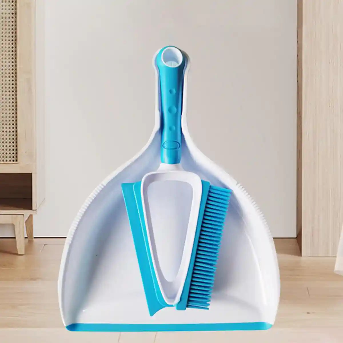 Soft Scrubber Brush With Mini Dustpan