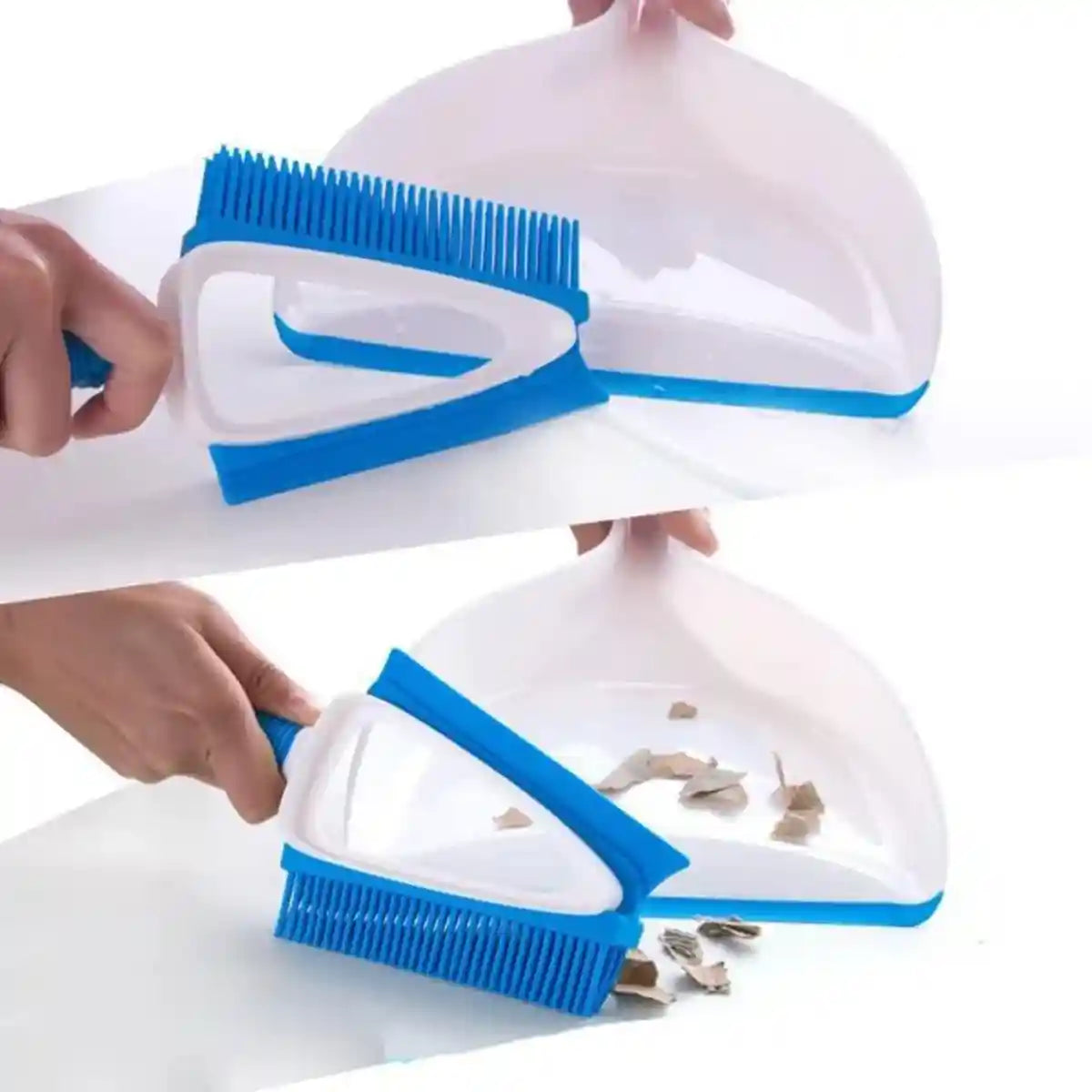 Soft Scrubber Brush With Mini Dustpan