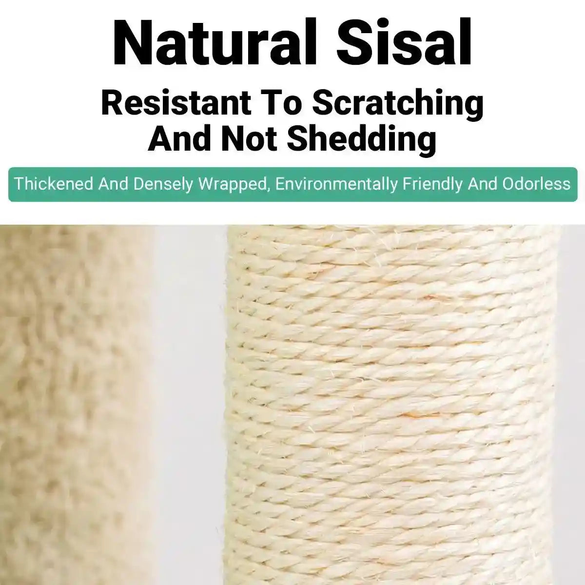 Modern Multi-Level Cat Climbing Tower with Plush Hideaway