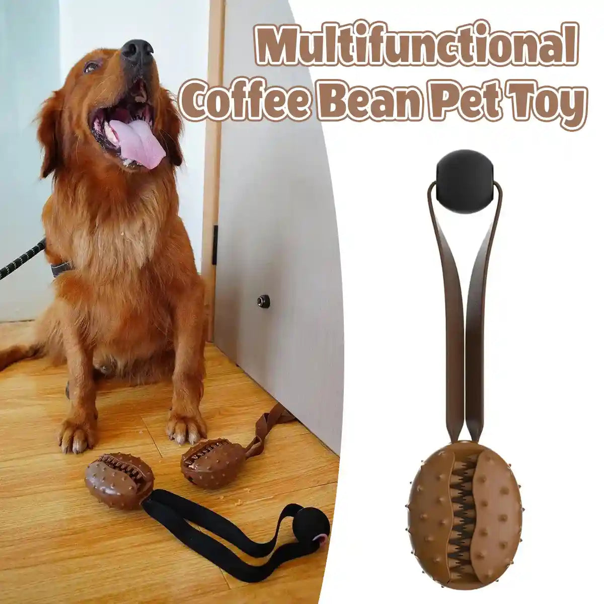 Puppy Chew Toy Teeth Cleaning Slow Feeding Ball Durable Dog Toy