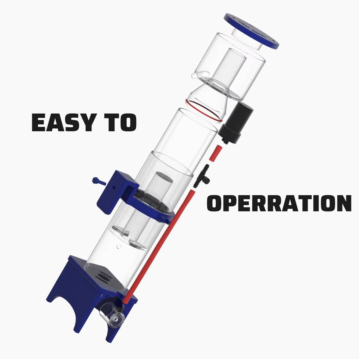 Nano Reef Protein Skimmer 50D - AE Egg Divider for Marine Tanks