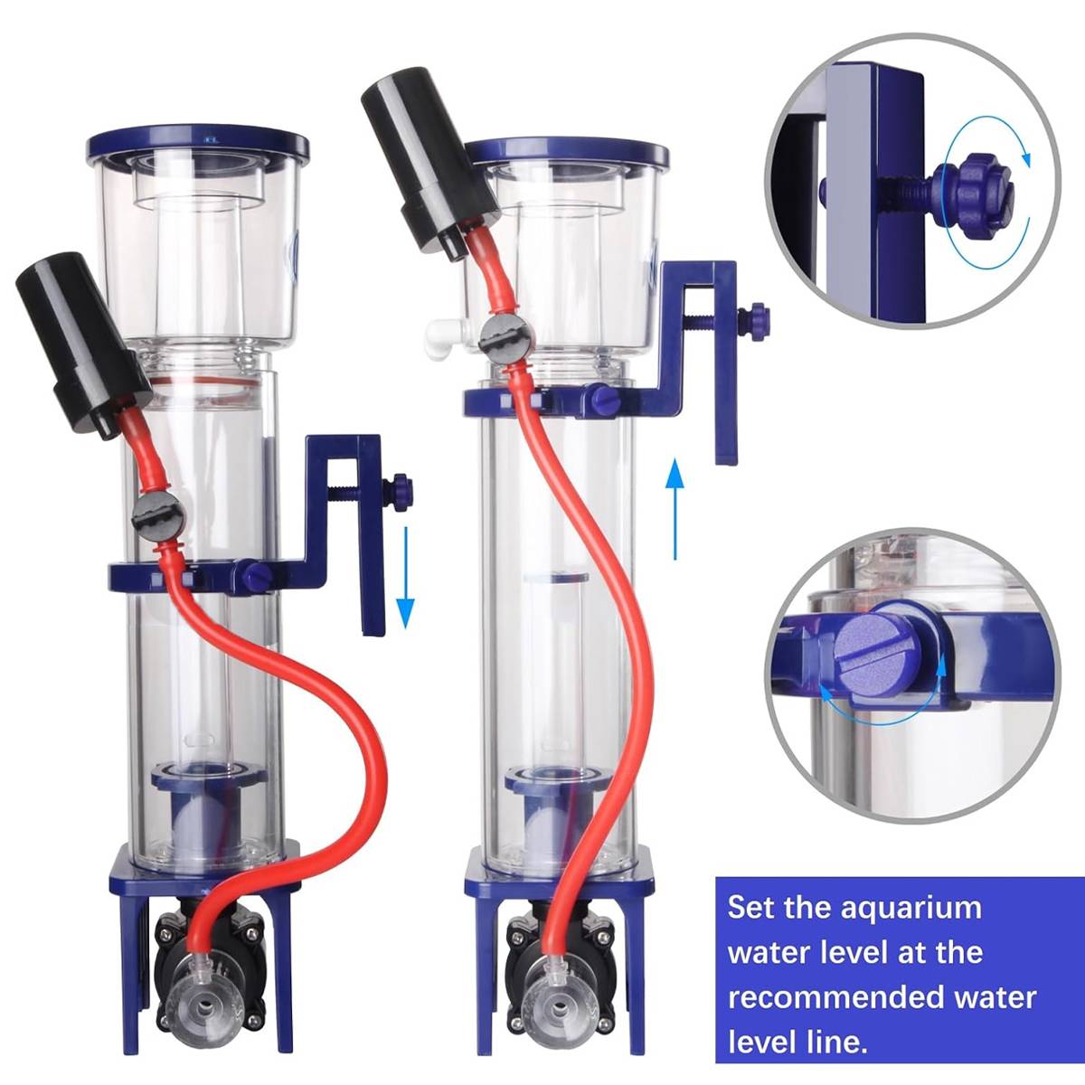 Nano Reef Protein Skimmer 50D - AE Egg Divider for Marine Tanks