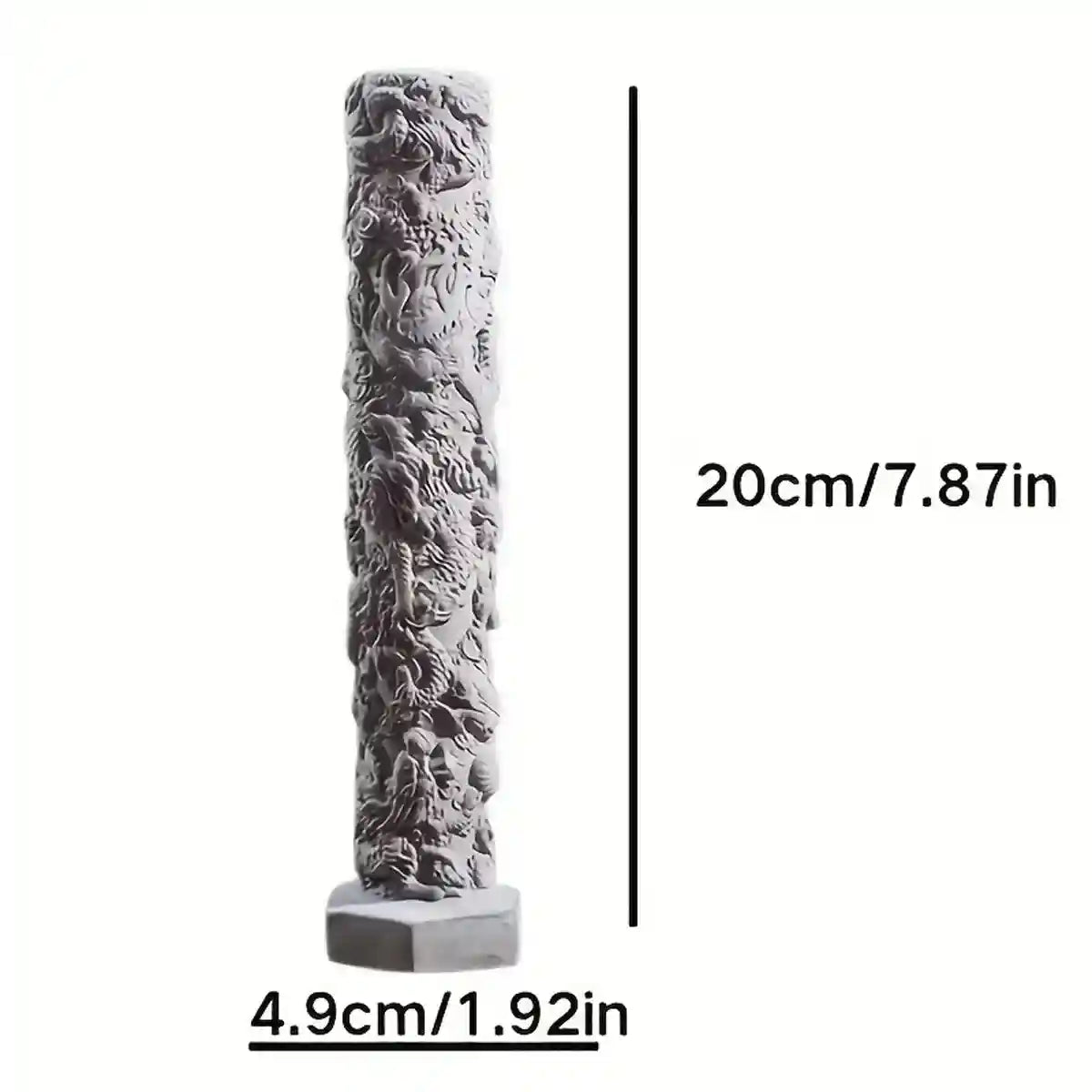 Nine Dragon Aquarium Pillar for Bubble Effect and Themed Aquascapes