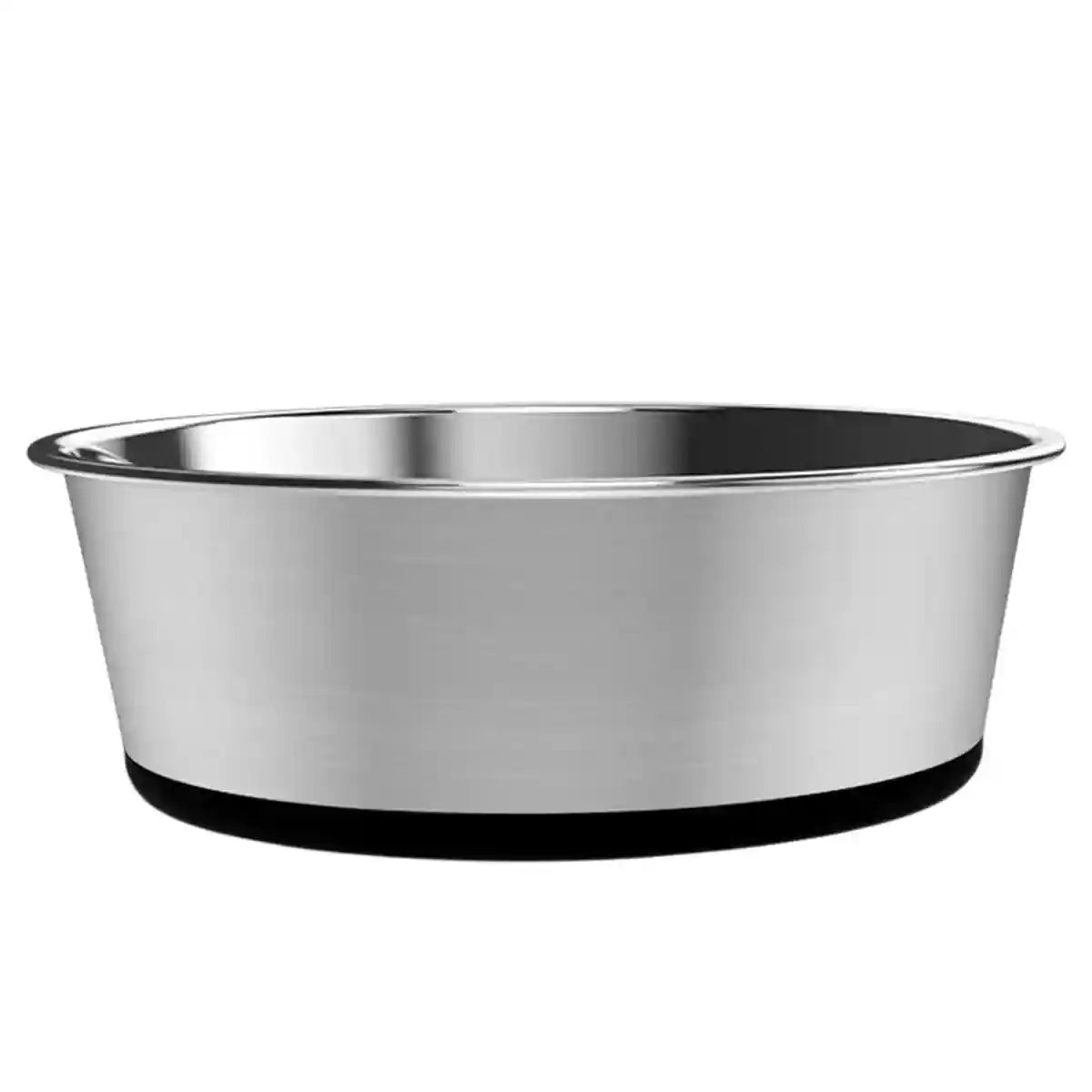Stainless Steel Pet Dish with Non Slip Dog Bowl Base for Clean Feeding