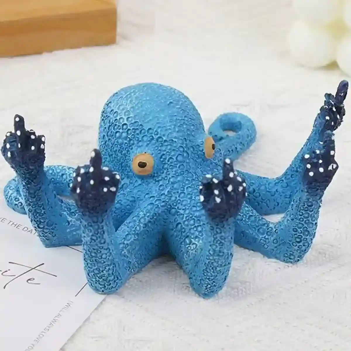 Creative Aquarium Ornament Octopus Tank Decoration Figurine
