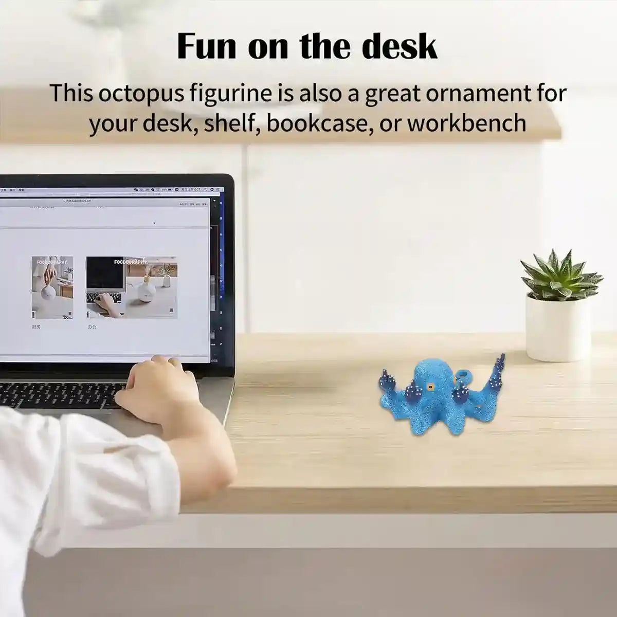 Creative Aquarium Ornament Octopus Tank Decoration Figurine