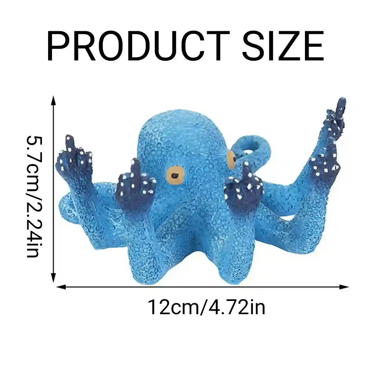 Creative Aquarium Ornament Octopus Tank Decoration Figurine