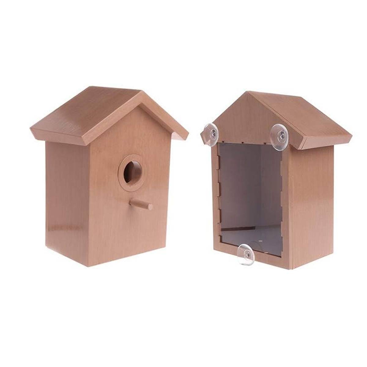 Outdoor Bird Nest Box With One Way Mirror