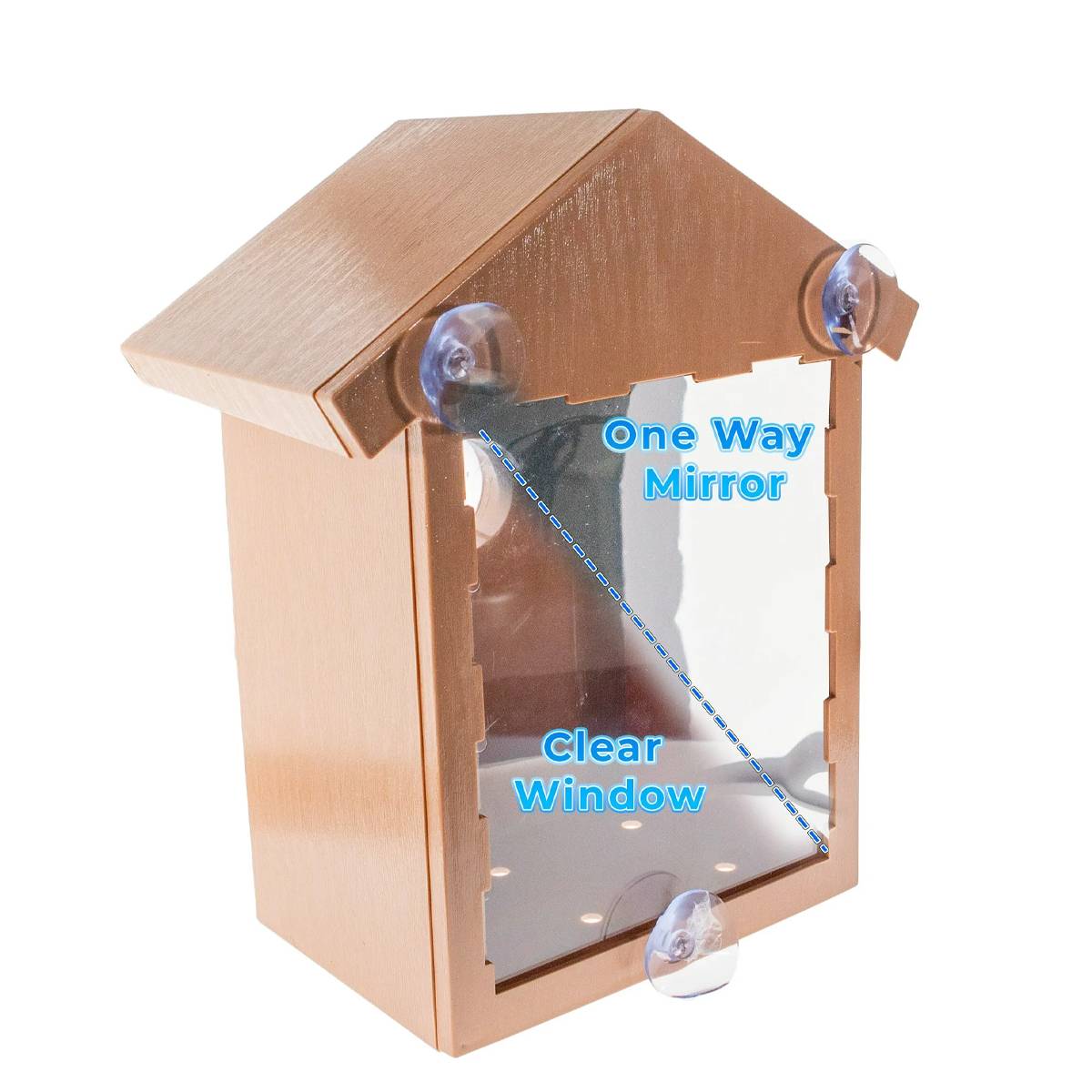 Outdoor Bird Nest Box With One Way Mirror