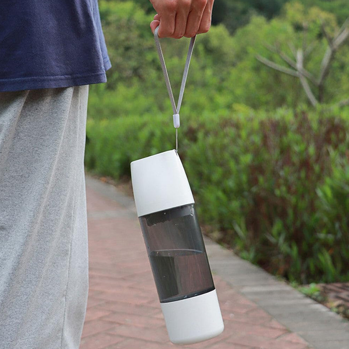 Portable Dog Water Bottle 350ml | Travel Pet Water Dispenser for Walks