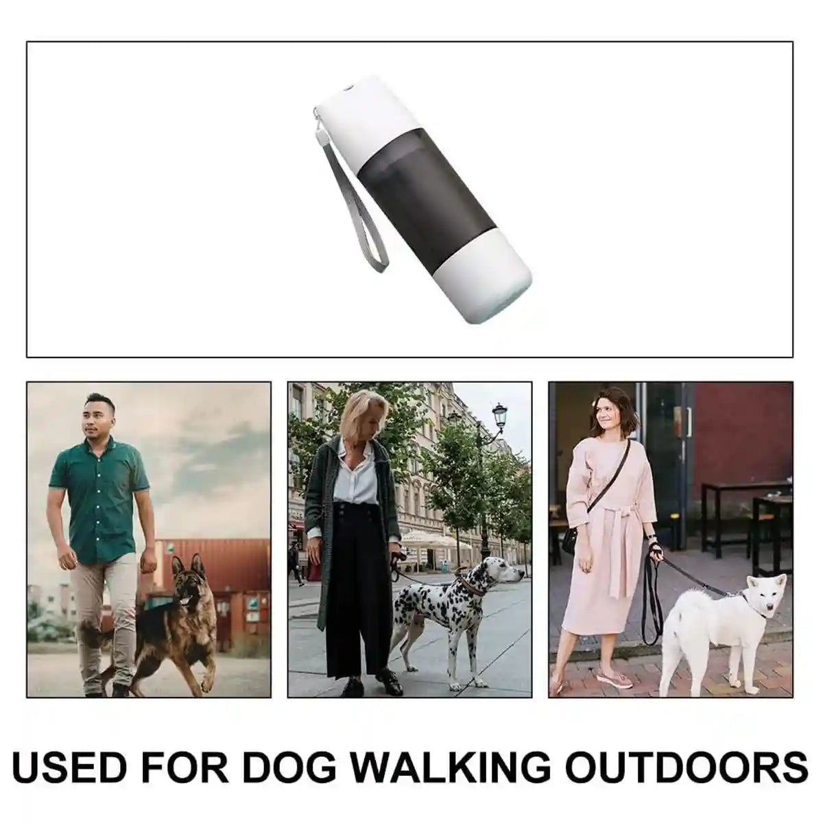 Portable Dog Water Bottle 350ml Outdoor Travel Pet Dispenser