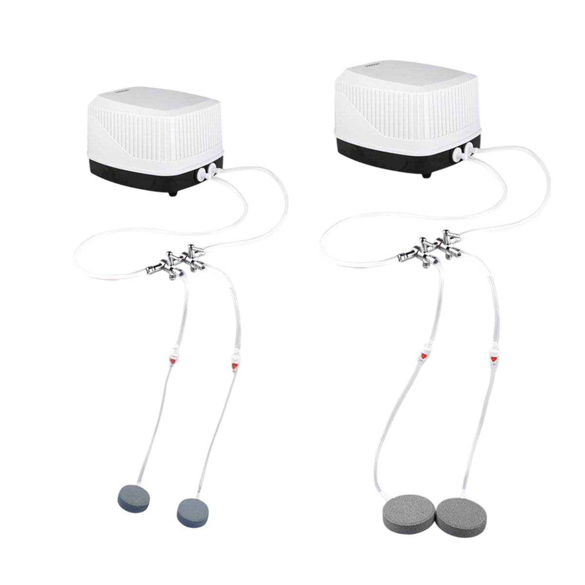 Aquarium Oxygen Pump Set for Fish Tank with Air Stone Silent Durable Adjustable