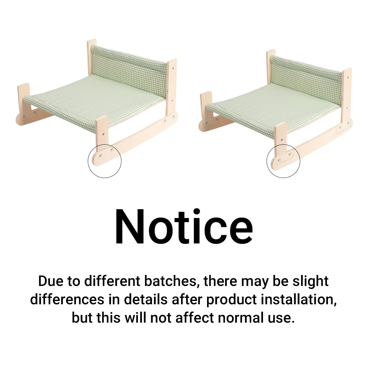 Fabric Cat Lounger Swing Bed Washable Cat Hammock