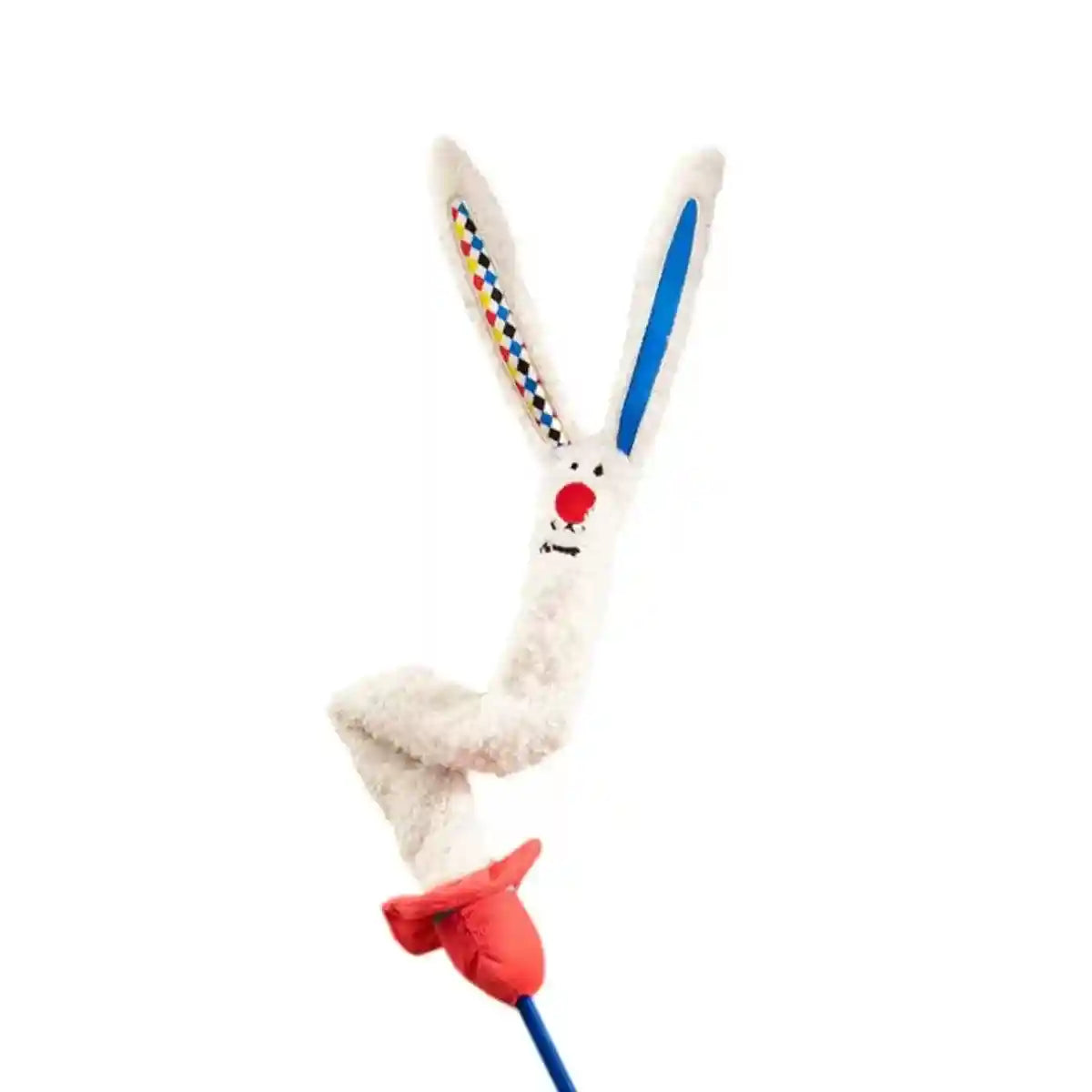 Interactive Cat Wand Toy Feather & Bell Teaser Stick for Playtime