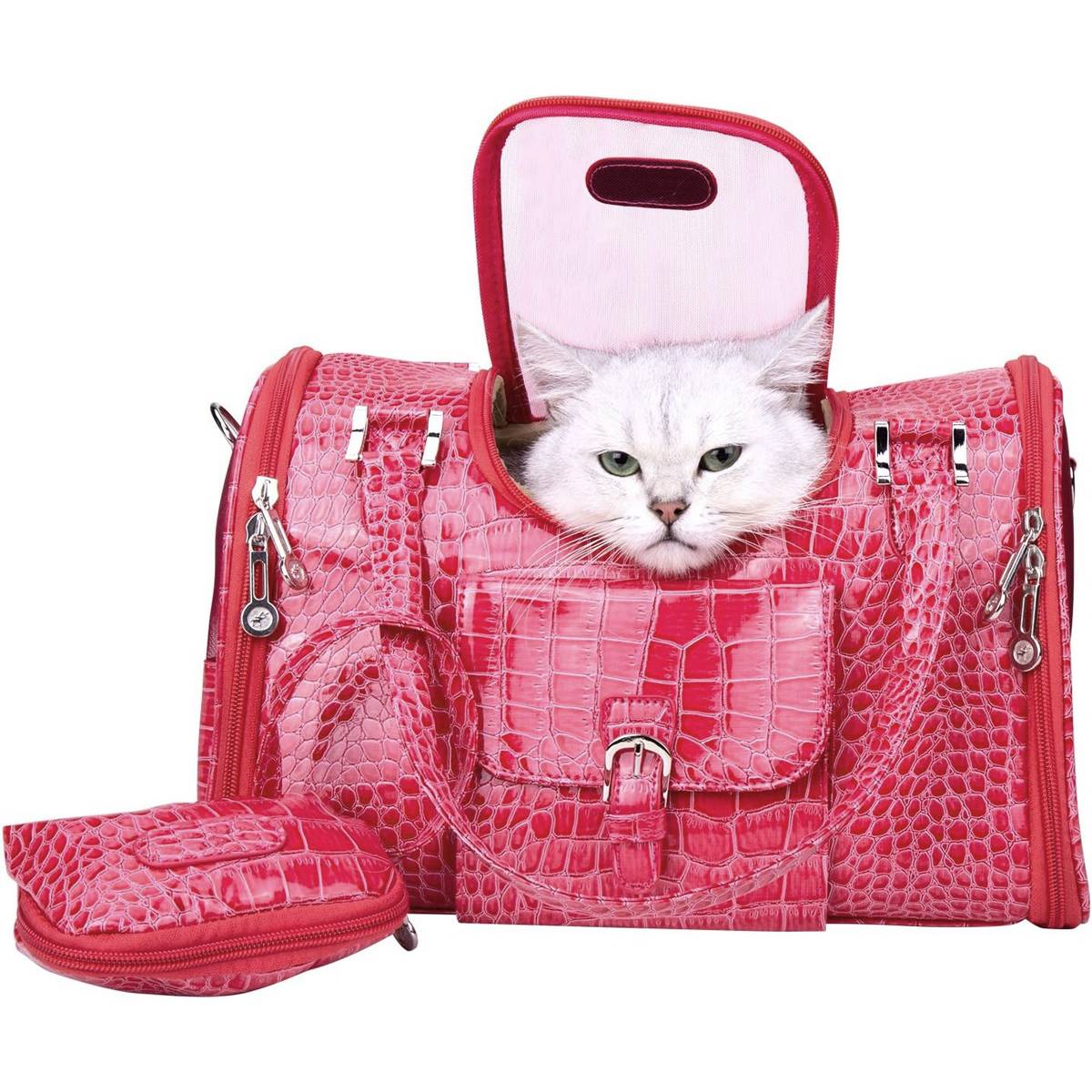 PU Pet Travel Bag With Ventilation Window