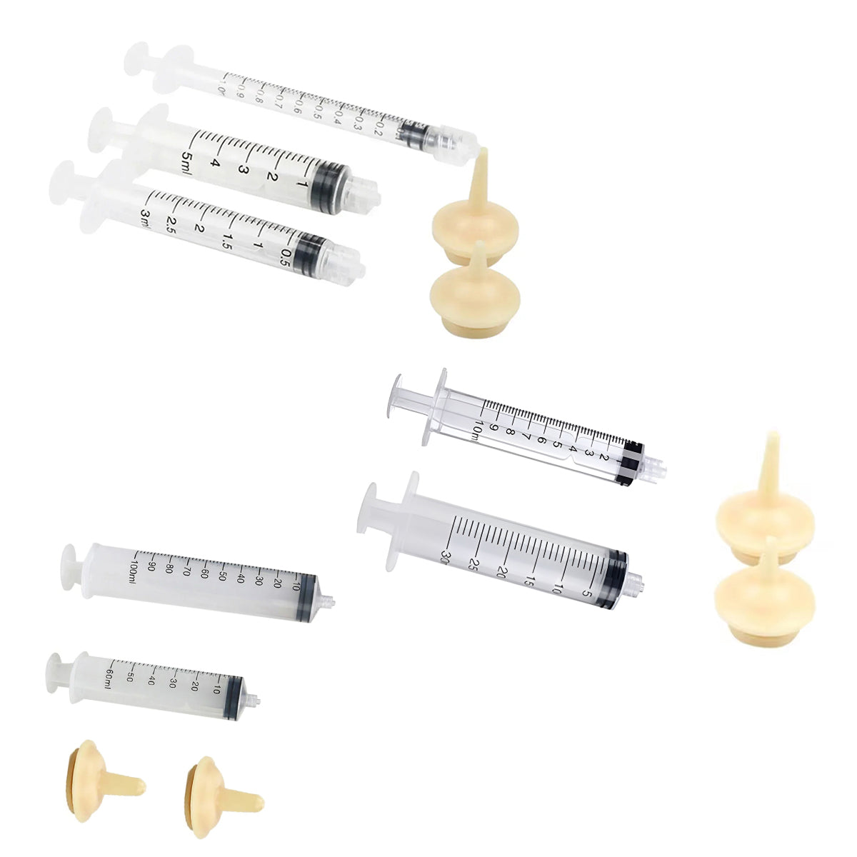 Kitten Puppy Pet Feeding Syringe Feeder Cat Dog Nursing Bottle with Pacifier