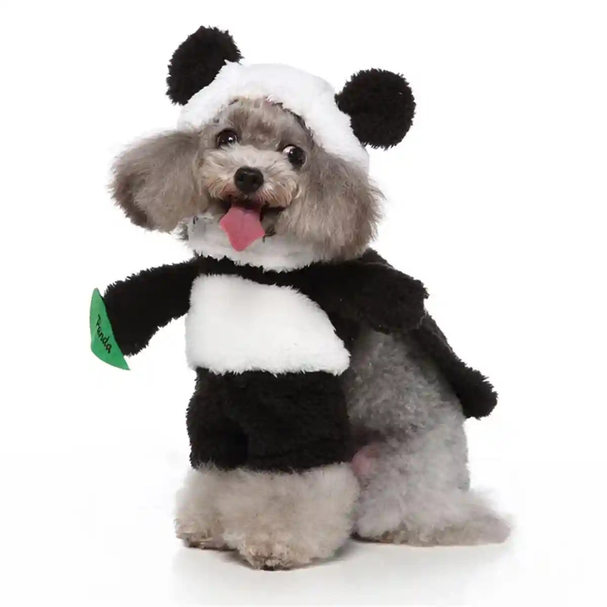 Adorable Panda Costume for Dogs Soft Fleece Pet Outfit S to L