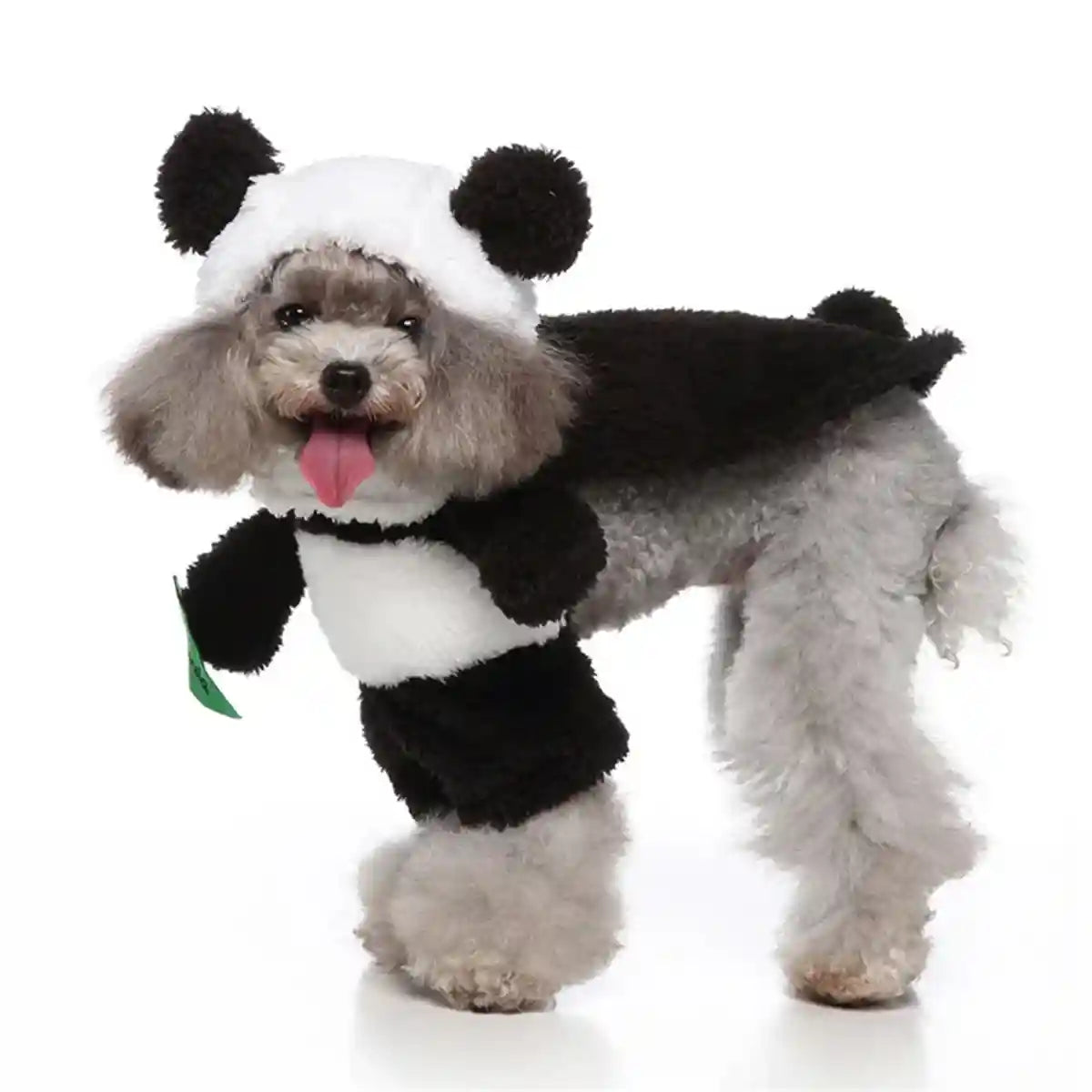 Adorable Panda Costume for Dogs Soft Fleece Pet Outfit S to L