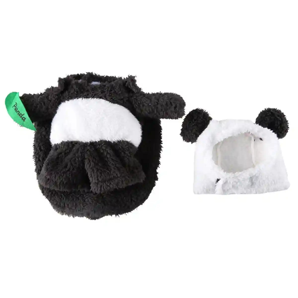 Adorable Panda Costume for Dogs Soft Fleece Pet Outfit S to L